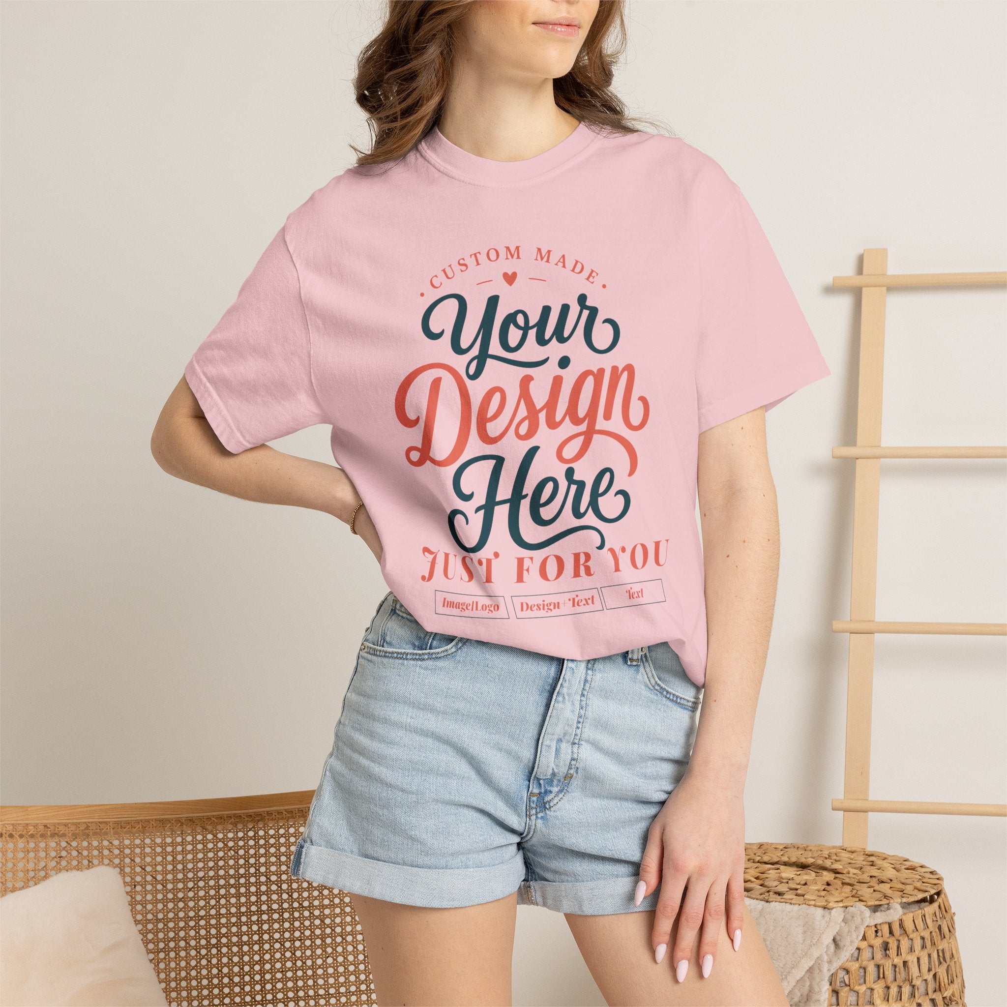 Custom Graphic T‑Shirt — "Your Design Here" Personalized Tee