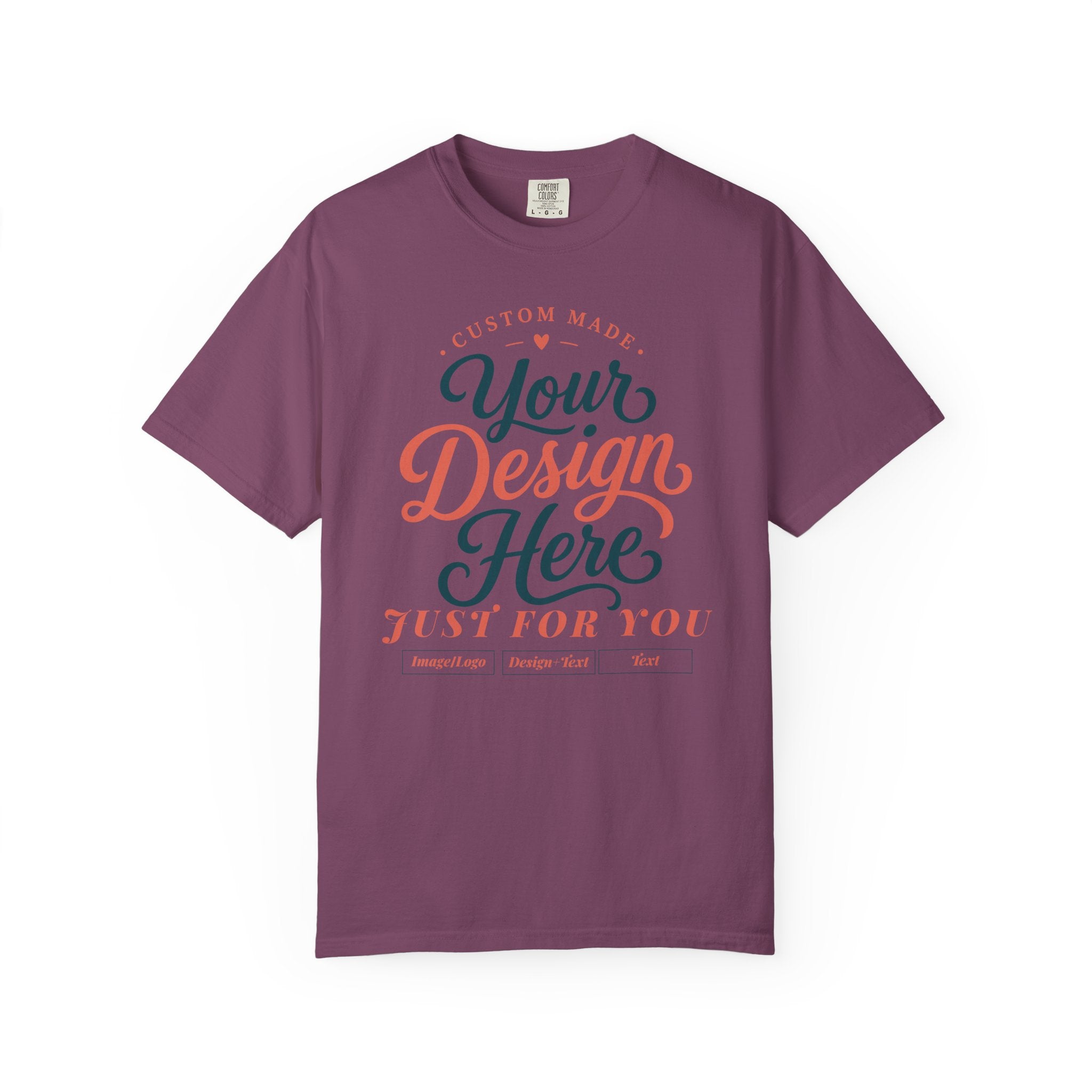 Custom Graphic T‑Shirt — "Your Design Here" Personalized Tee