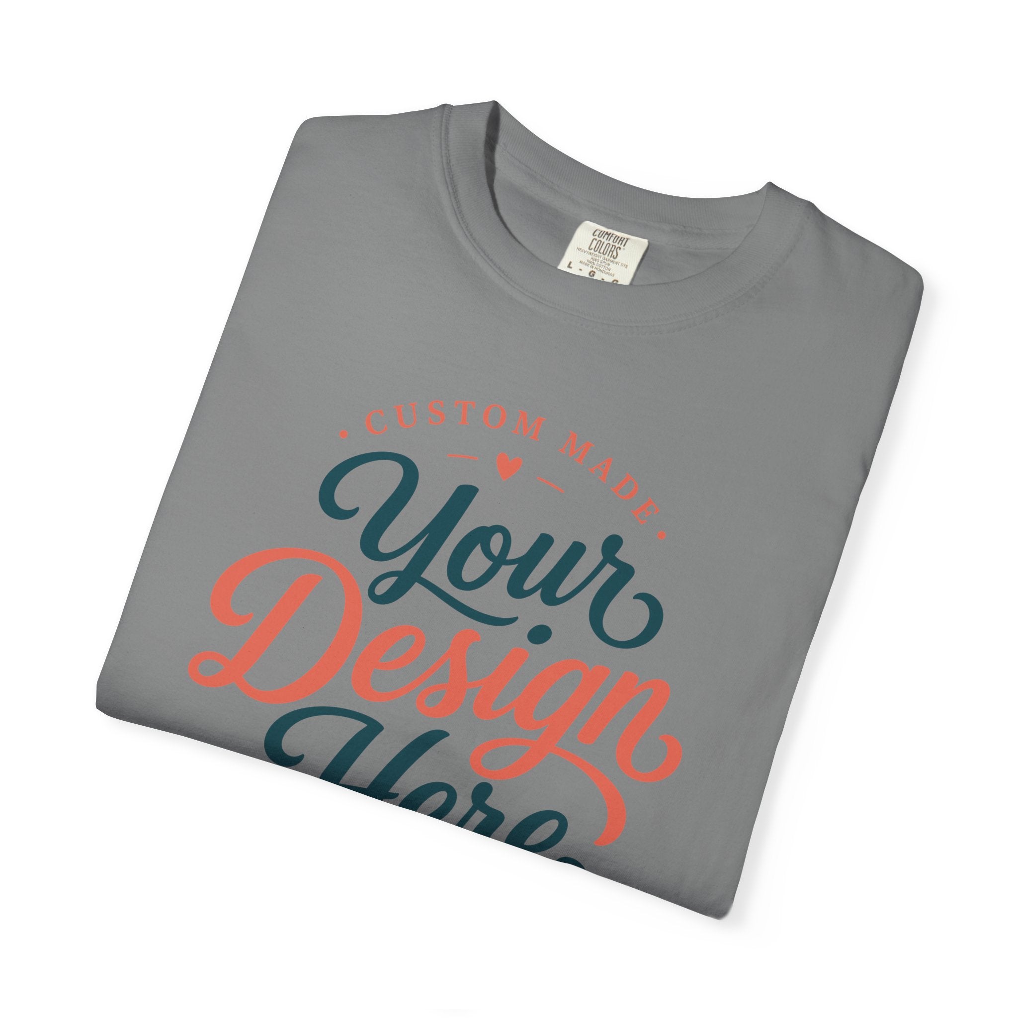 Custom Graphic T‑Shirt — "Your Design Here" Personalized Tee