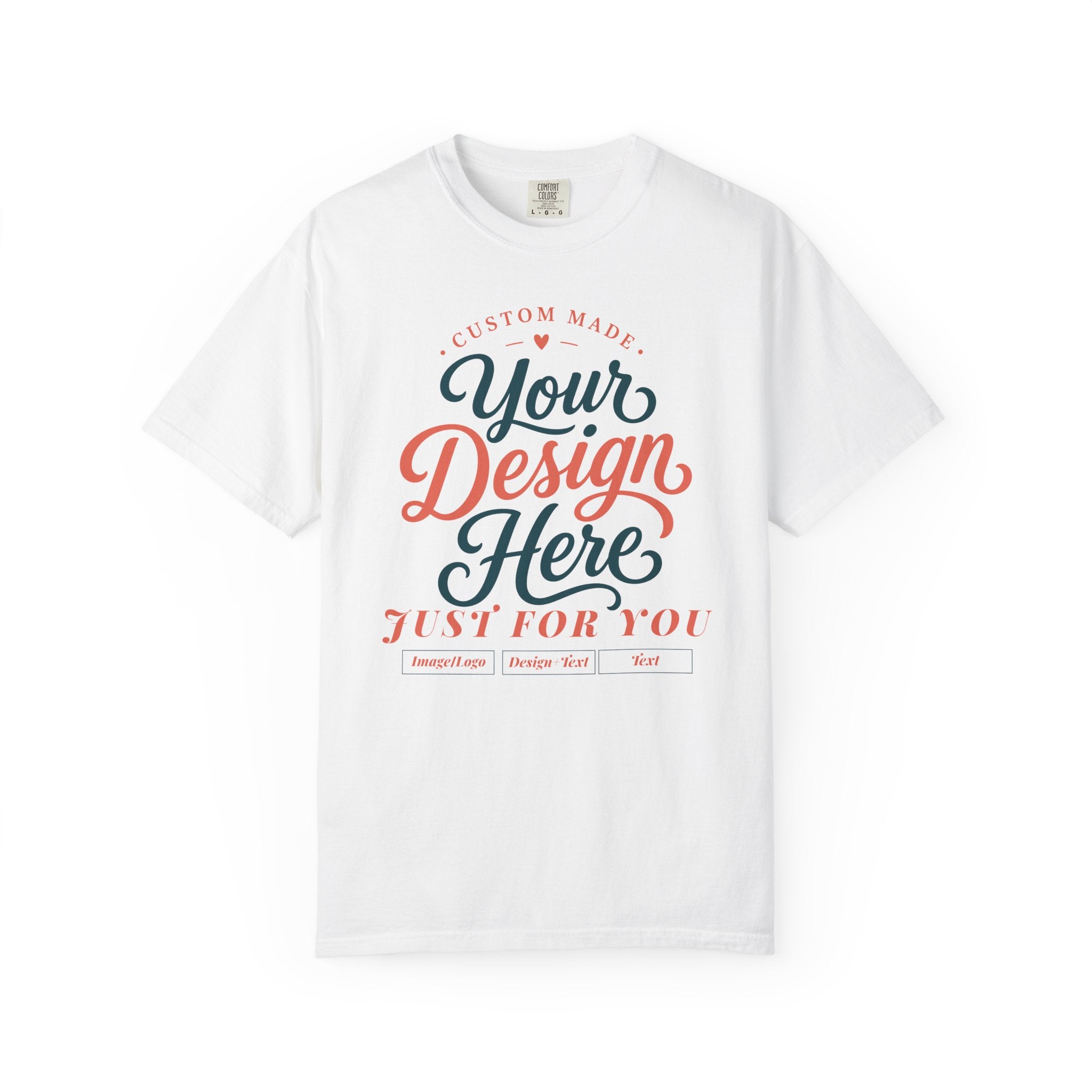 Custom Graphic T‑Shirt — "Your Design Here" Personalized Tee