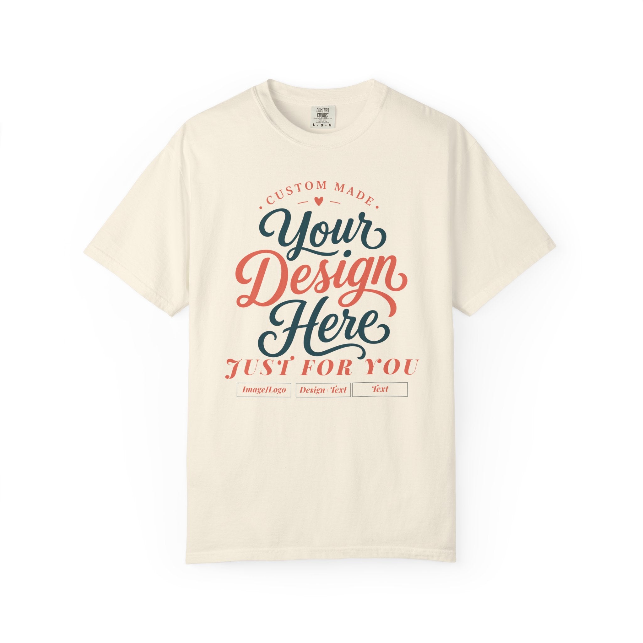 Custom Graphic T‑Shirt — "Your Design Here" Personalized Tee