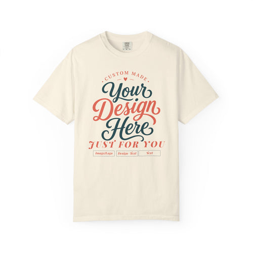 Custom Graphic T‑Shirt — "Your Design Here" Personalized Tee