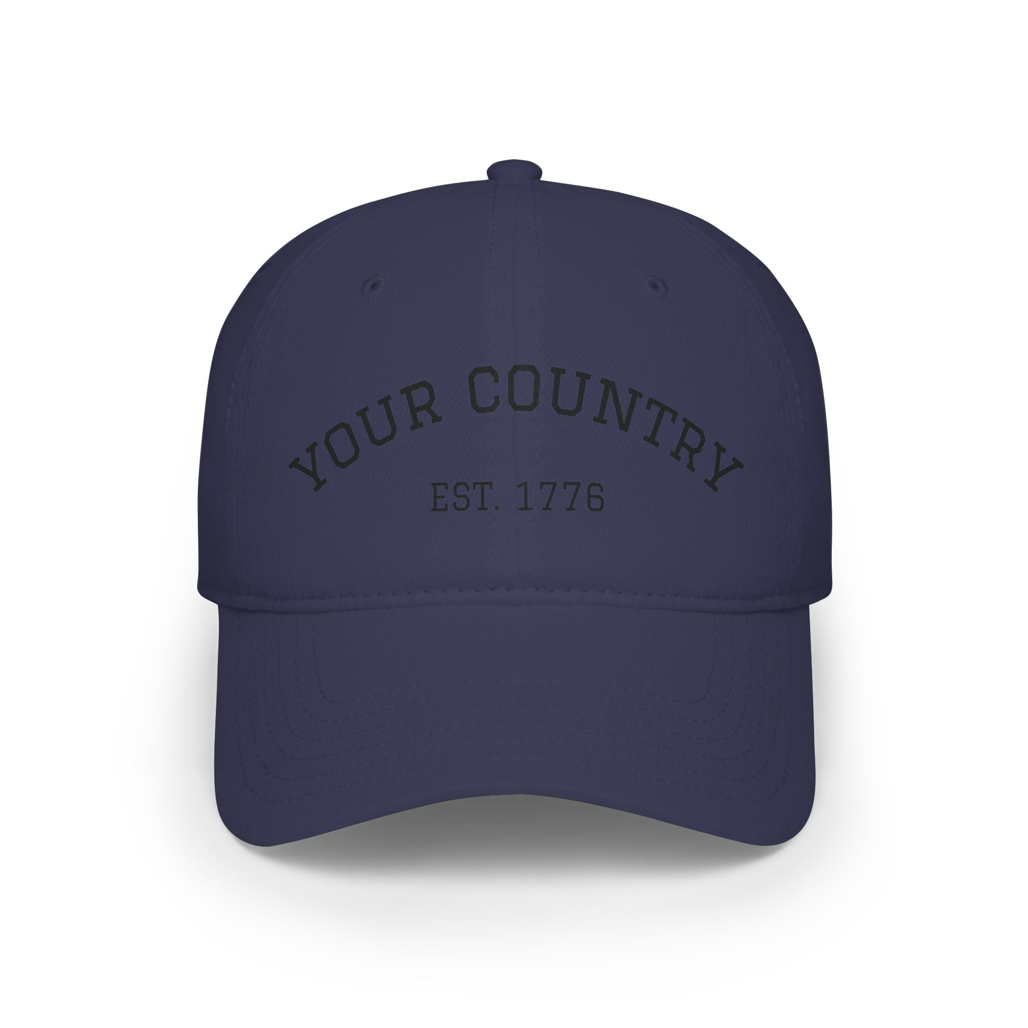 Custom Country Soccer Cap Personalized Football Fan Low Profile Hat