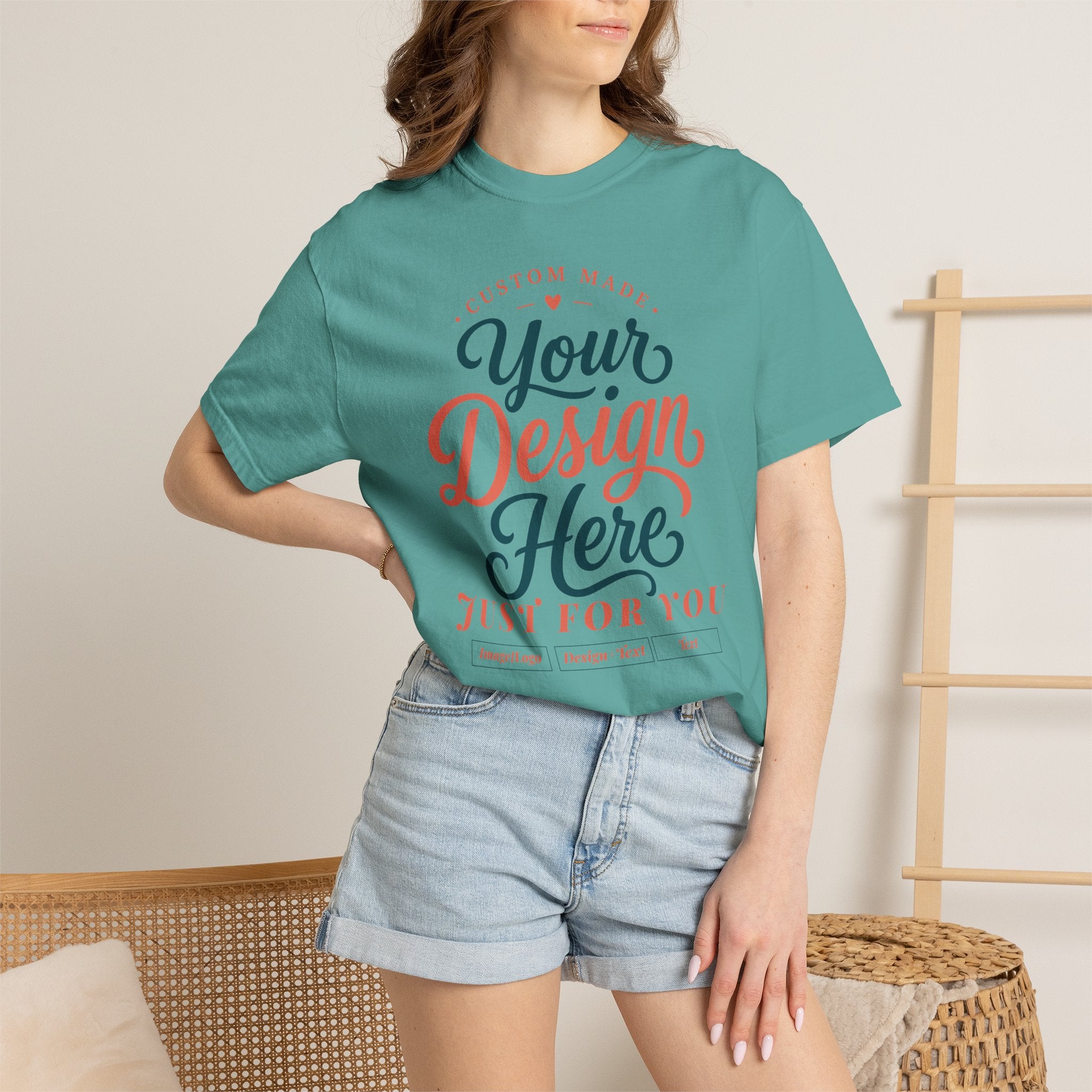 Custom Graphic T‑Shirt — "Your Design Here" Personalized Tee