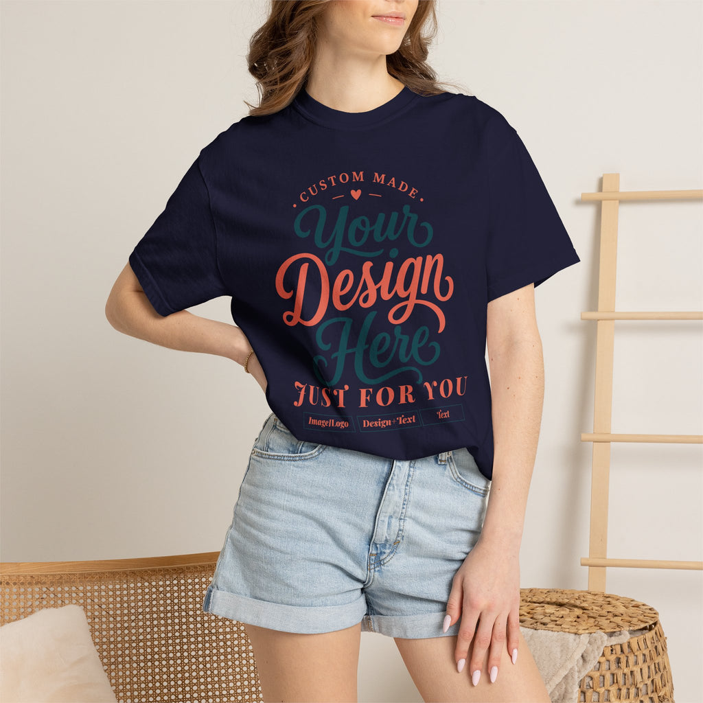 Custom Graphic T‑Shirt — "Your Design Here" Personalized Tee