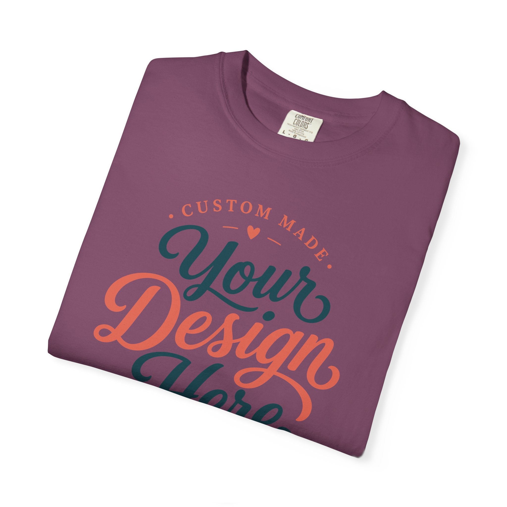 Custom Graphic T‑Shirt — "Your Design Here" Personalized Tee