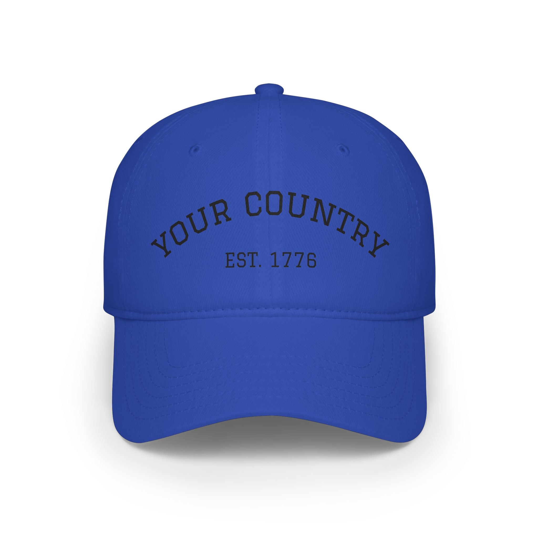 Custom Country Soccer Cap Personalized Football Fan Low Profile Hat