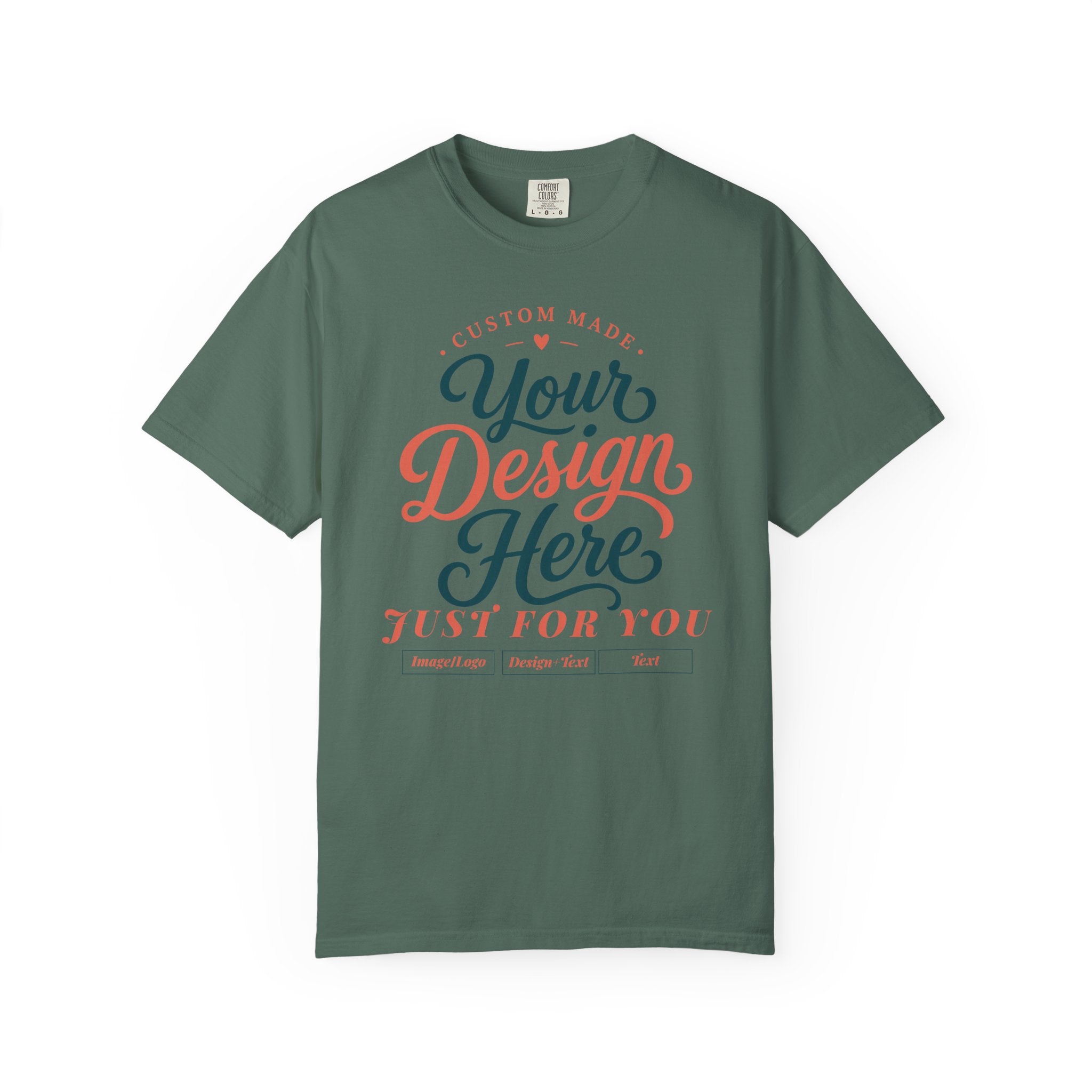 Custom Graphic T‑Shirt — "Your Design Here" Personalized Tee