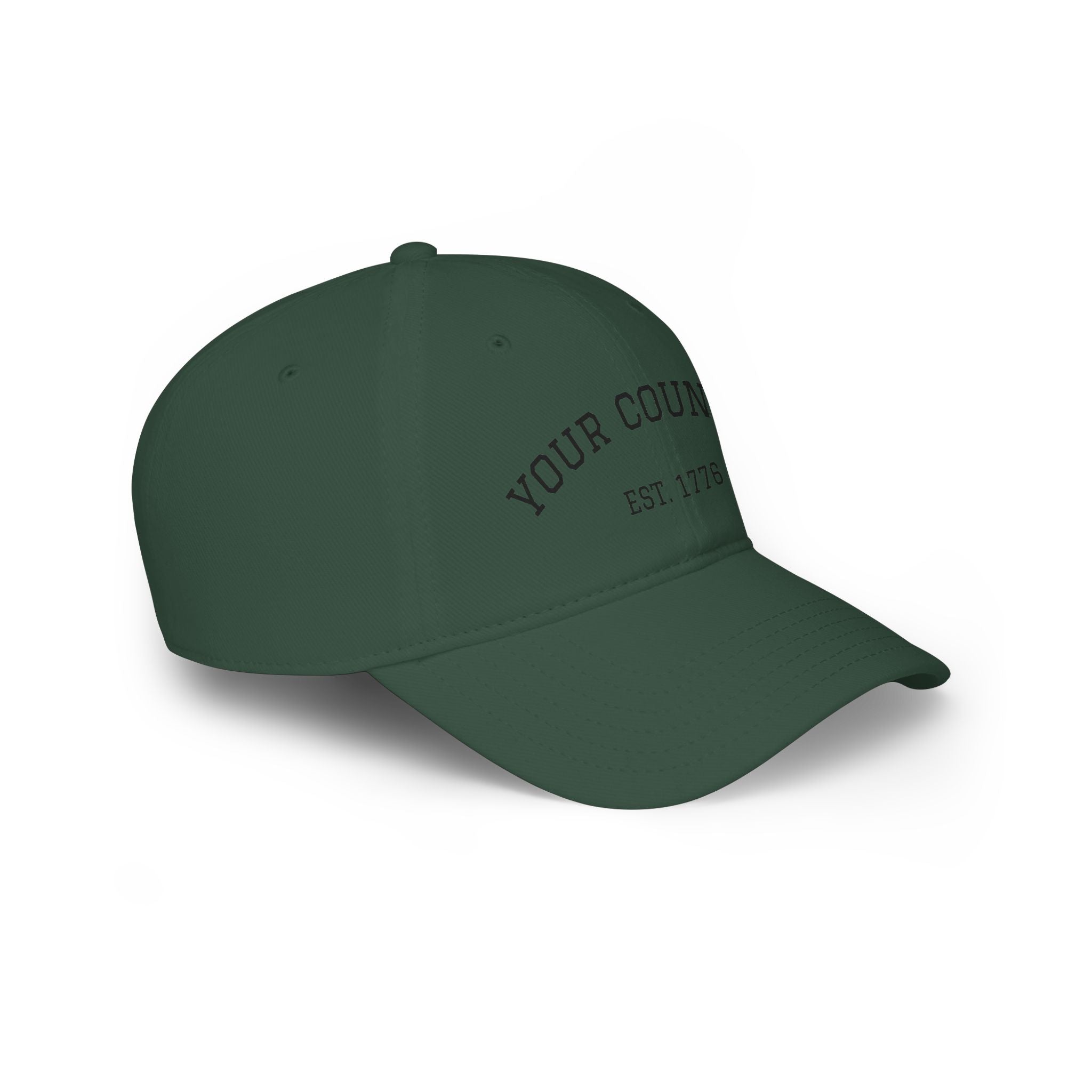 Custom Country Soccer Cap Personalized Football Fan Low Profile Hat