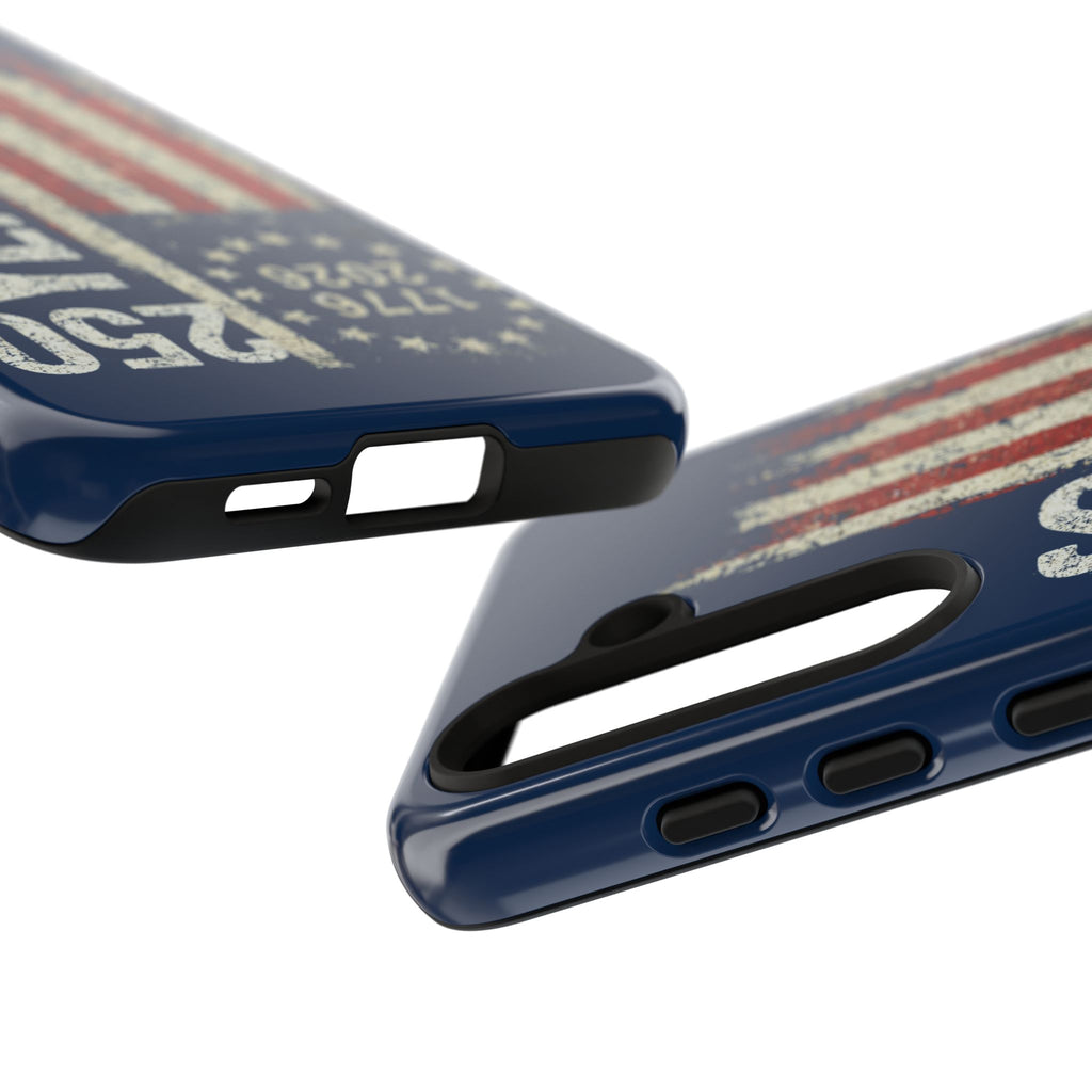 Patriotic 250th Anniversary Phone Case – 1776–2026 Distressed American Flag