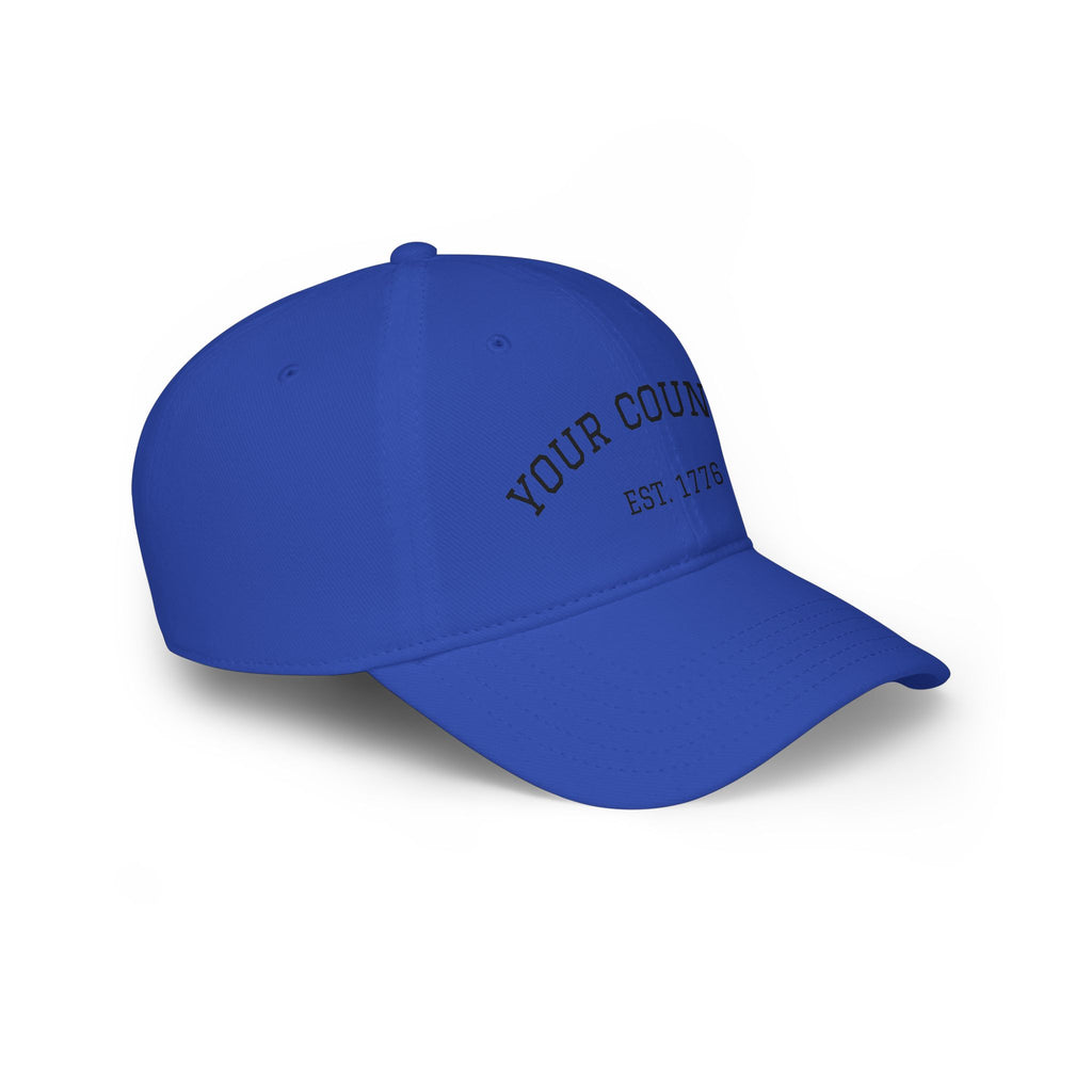 Custom Country Soccer Cap Personalized Football Fan Low Profile Hat
