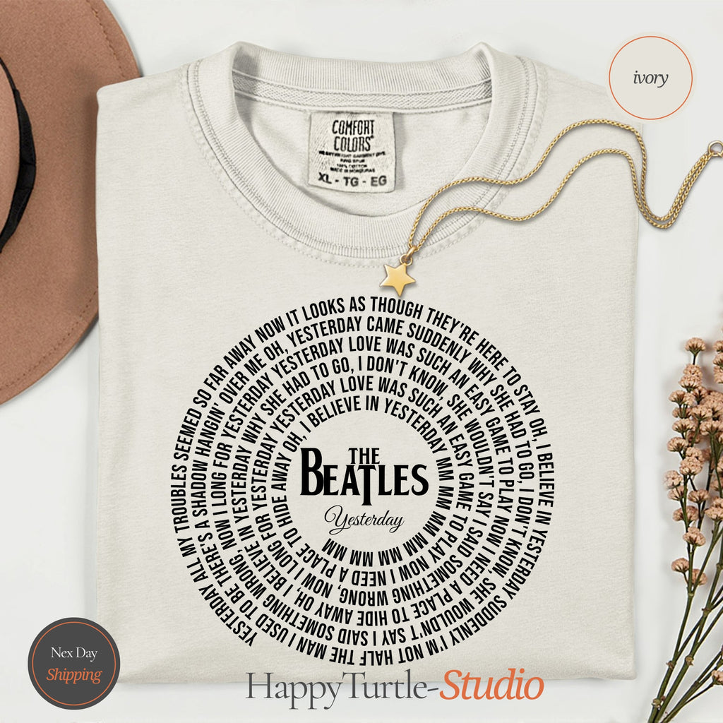 Custom Song Lyrics Shirt Personalized Concert Tee Comfort Colors 2026
