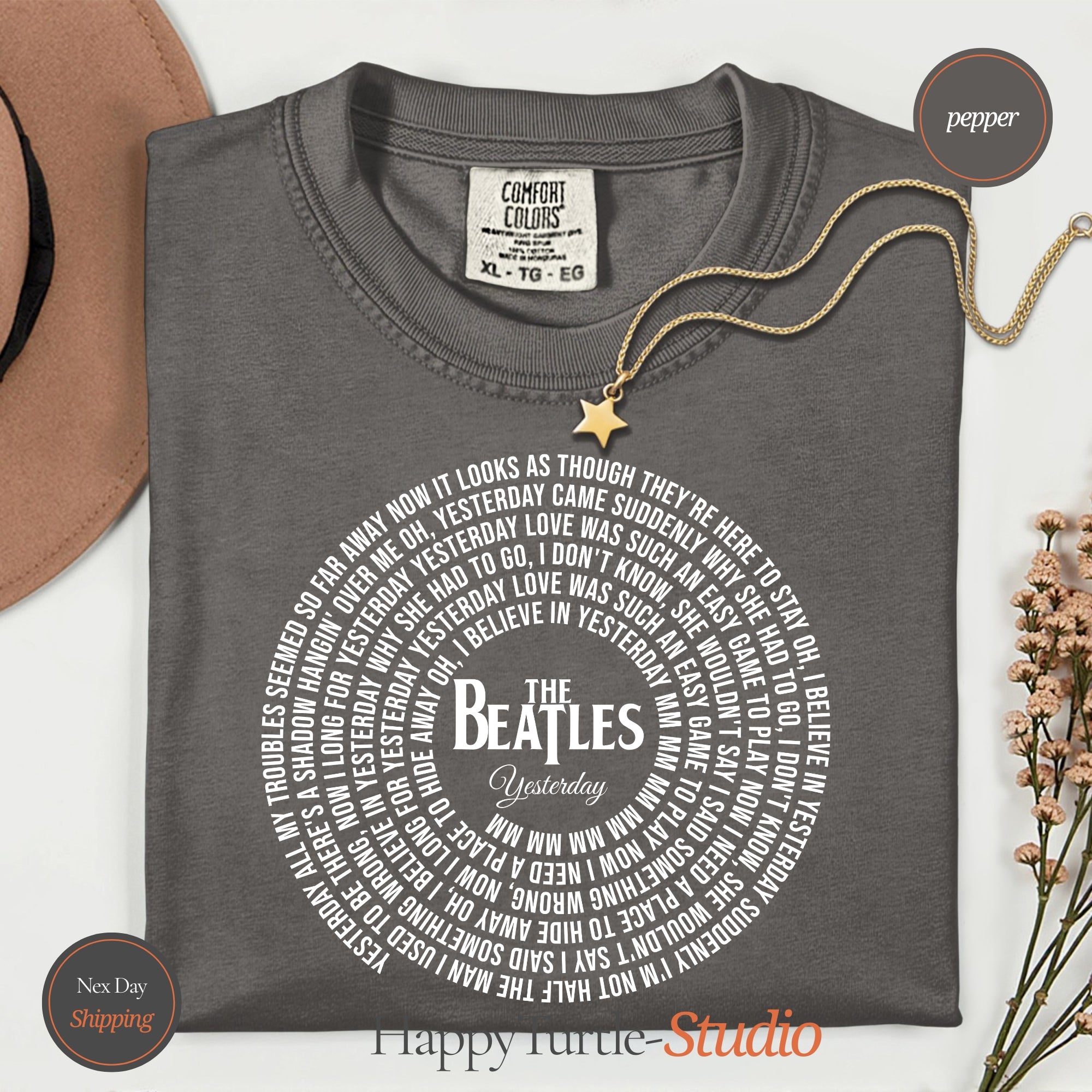 Custom Song Lyrics Shirt Personalized Concert Tee Comfort Colors 2026