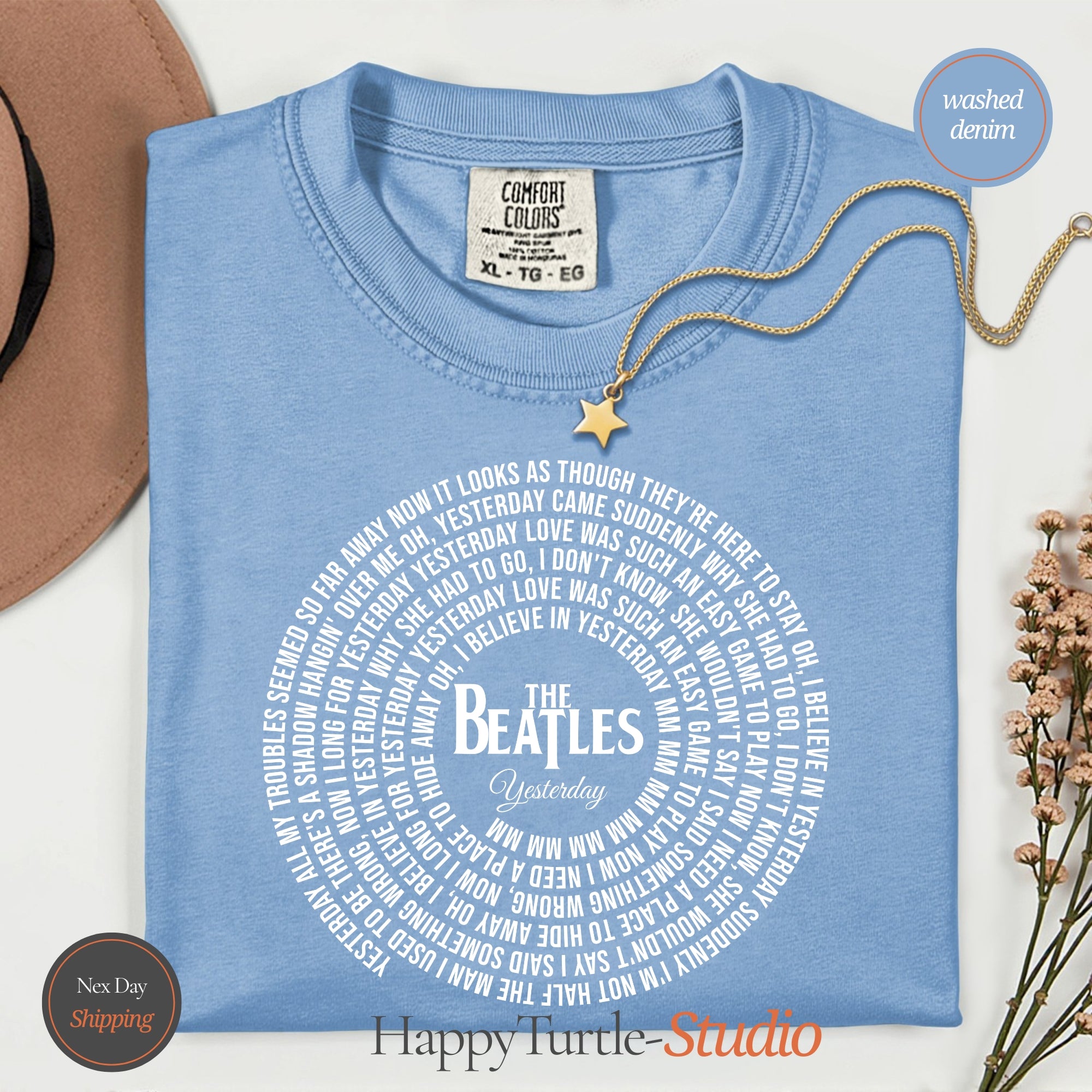 Custom Song Lyrics Shirt Personalized Concert Tee Comfort Colors 2026