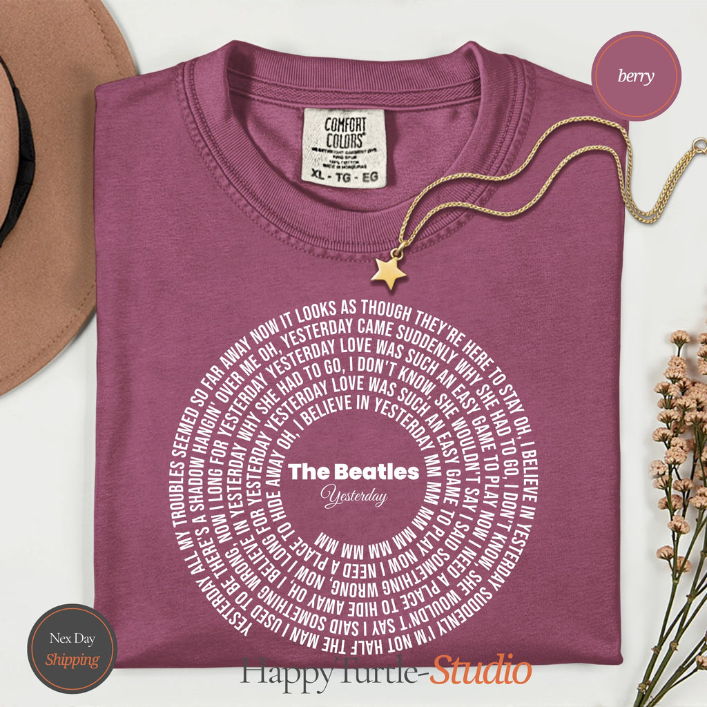 Custom Song Lyrics Shirt Personalized Concert Tee Comfort Colors 2026