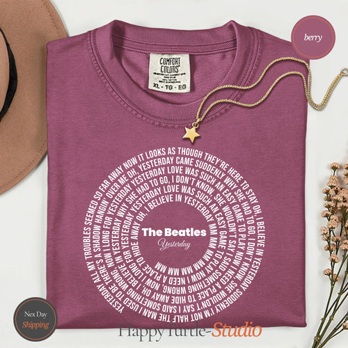 Custom Song Lyrics Shirt Personalized Concert Tee Comfort Colors 2026