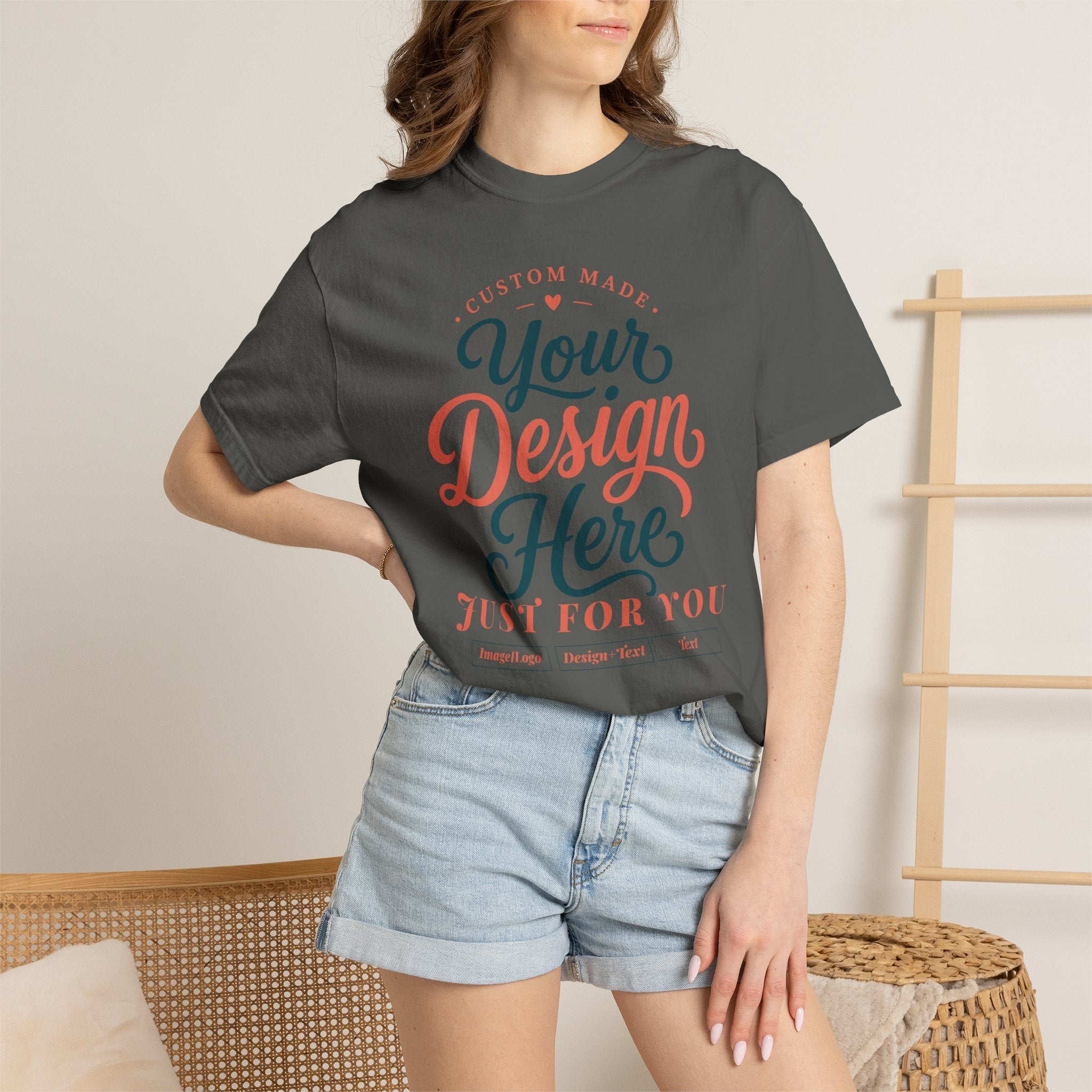 Custom Graphic T‑Shirt — "Your Design Here" Personalized Tee