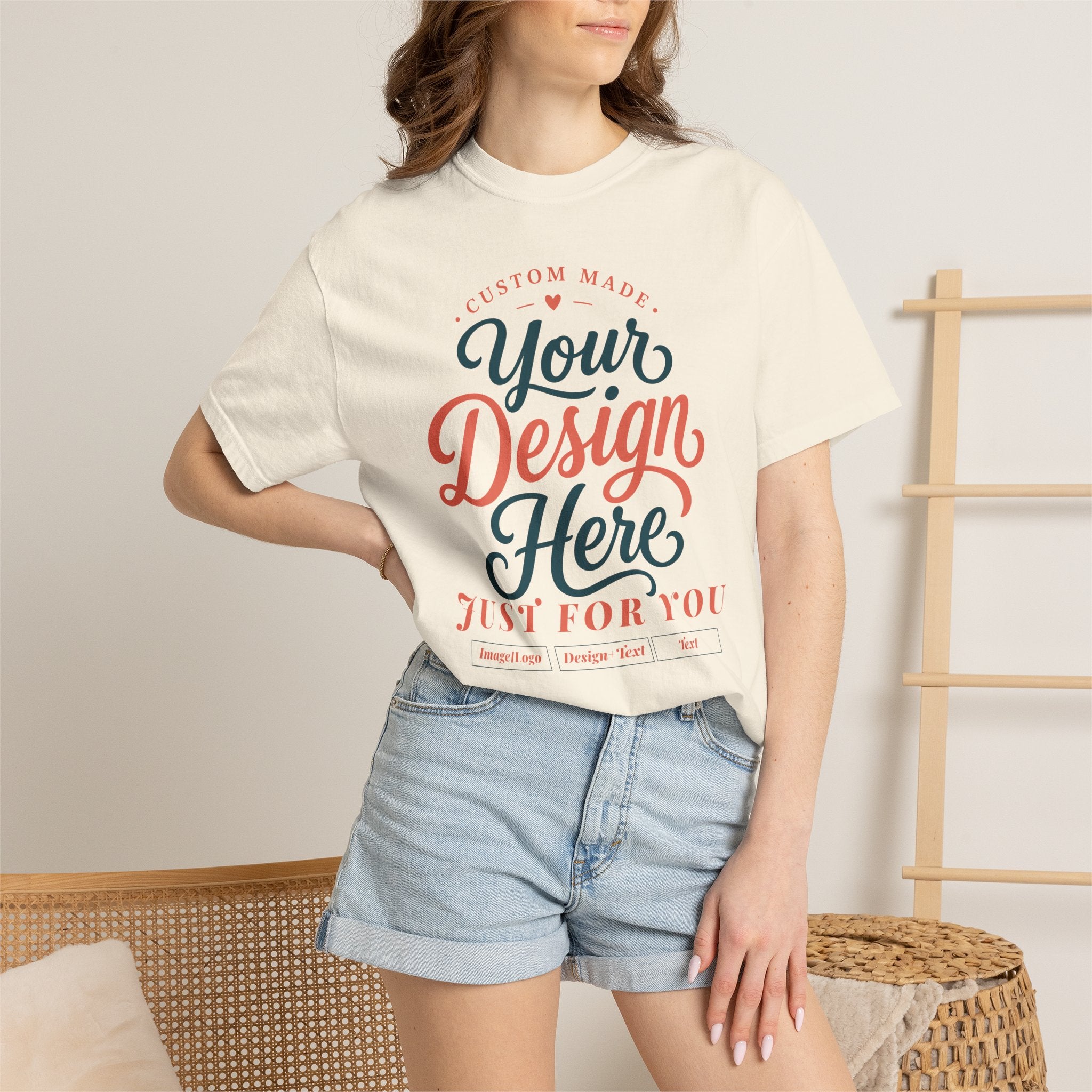 Custom Graphic T‑Shirt — "Your Design Here" Personalized Tee