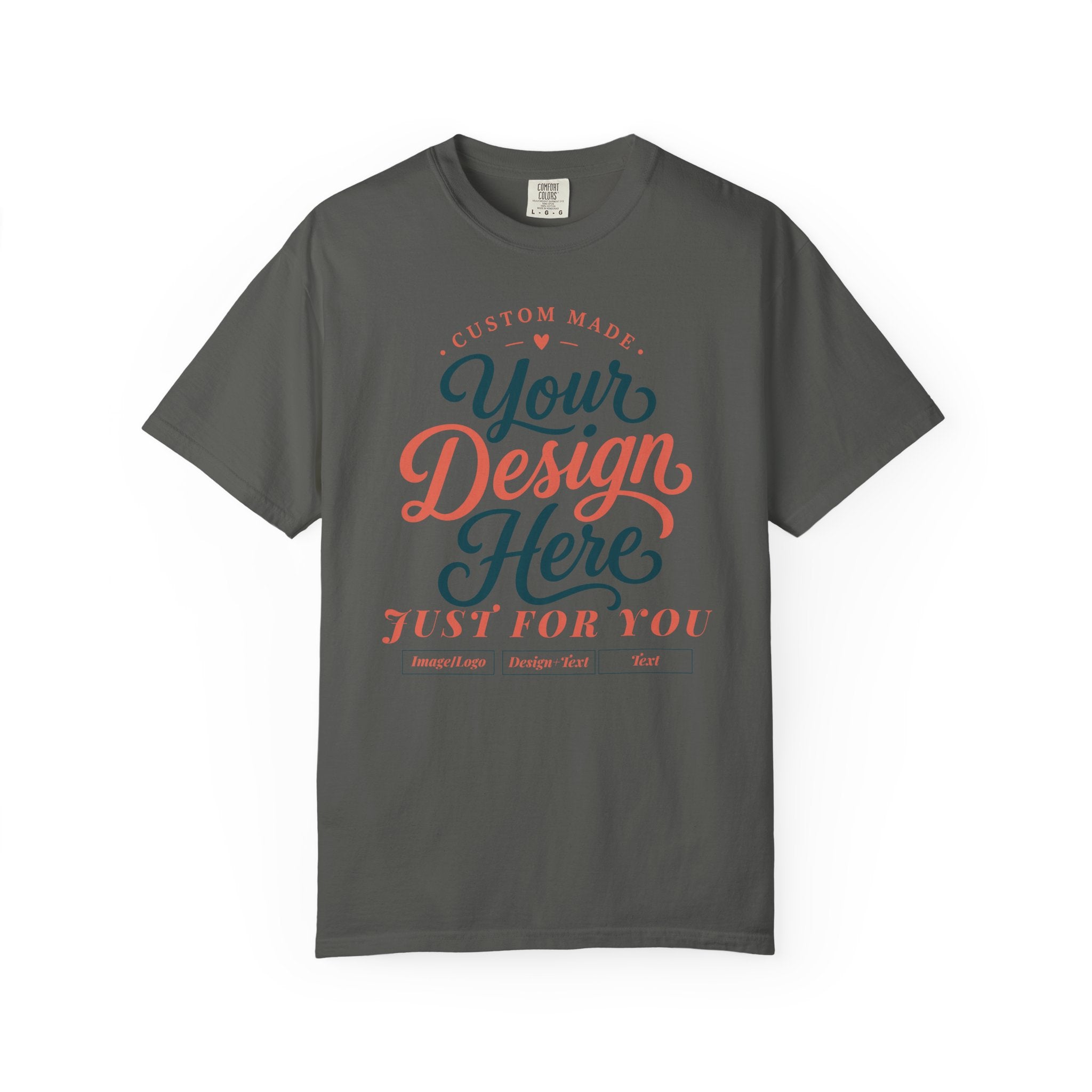 Custom Graphic T‑Shirt — "Your Design Here" Personalized Tee