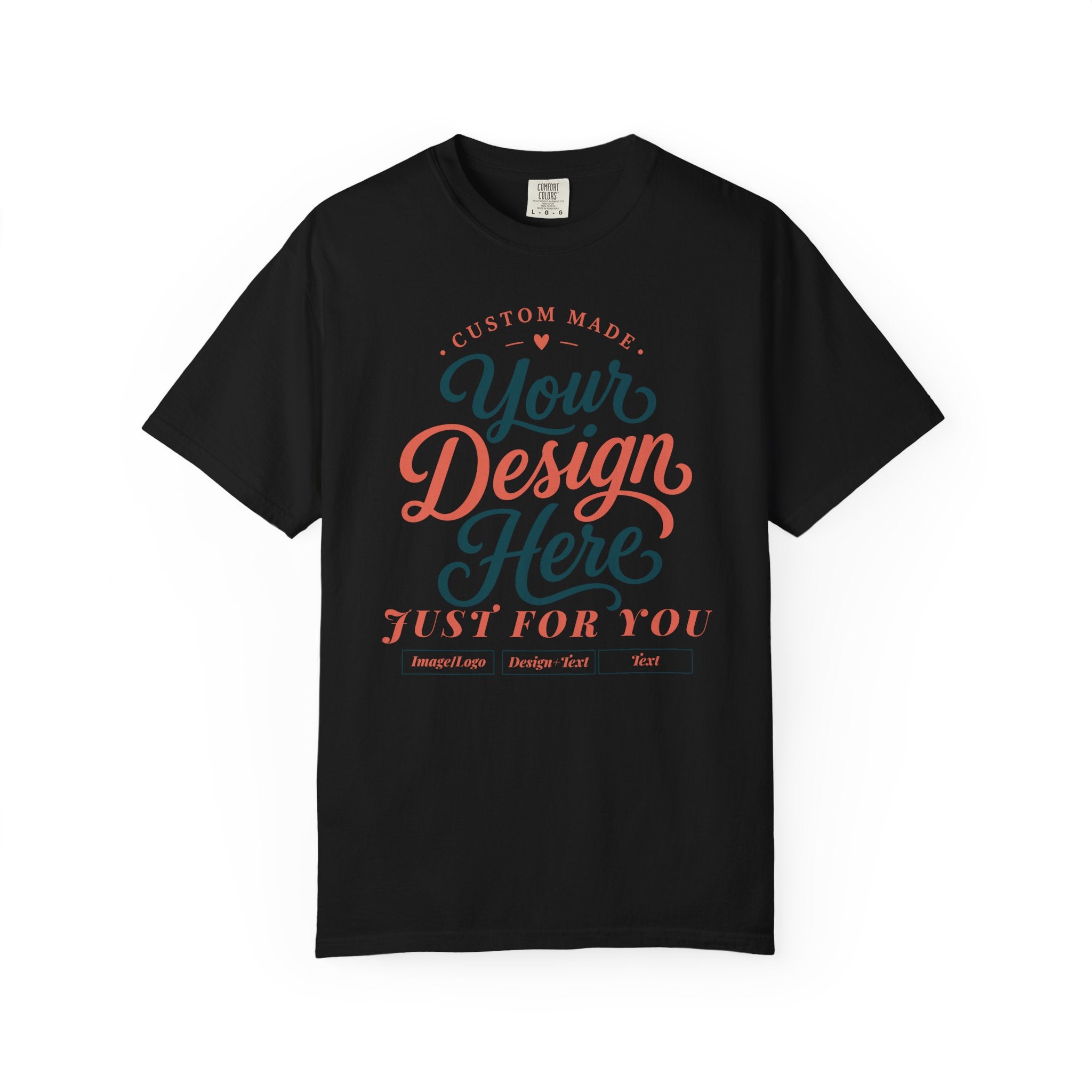 Custom Graphic T‑Shirt — "Your Design Here" Personalized Tee