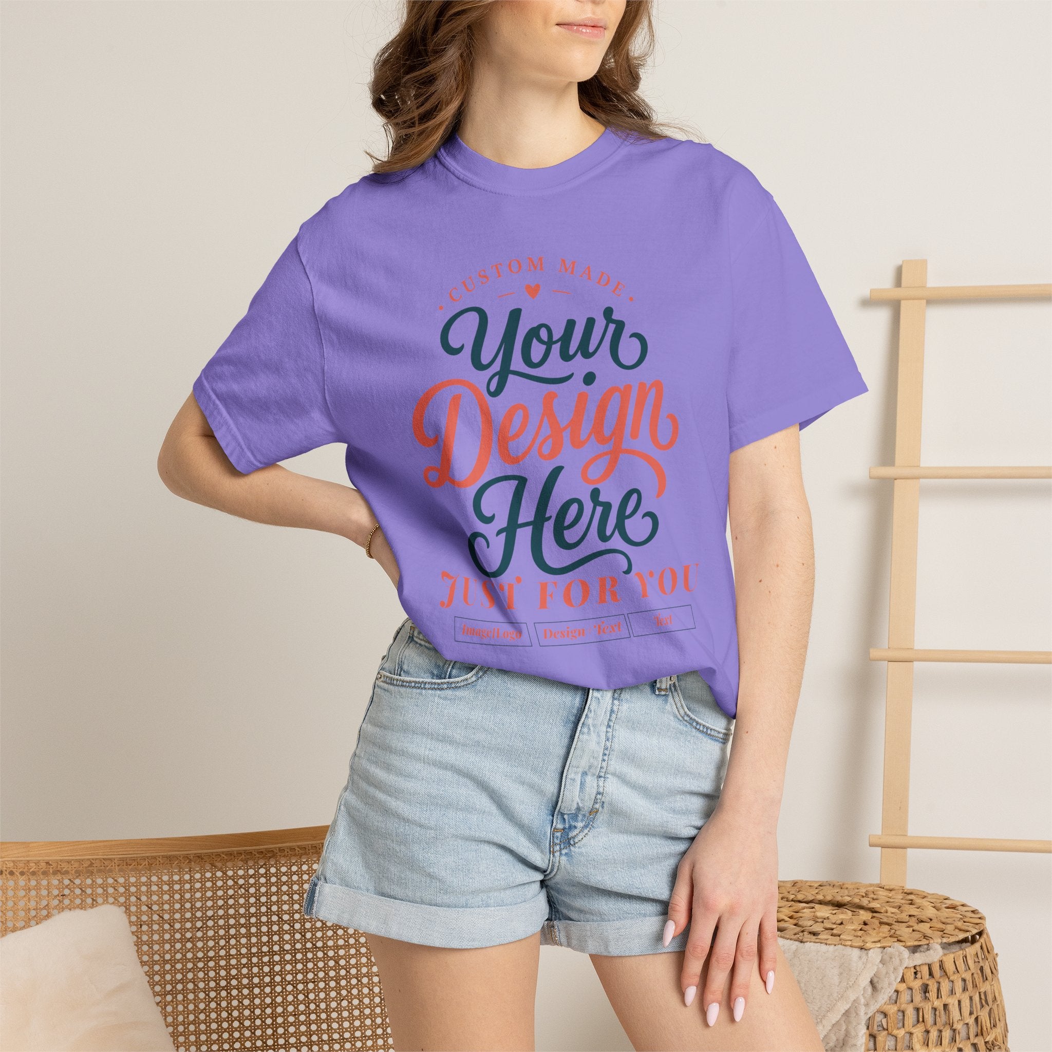 Custom Graphic T‑Shirt — "Your Design Here" Personalized Tee