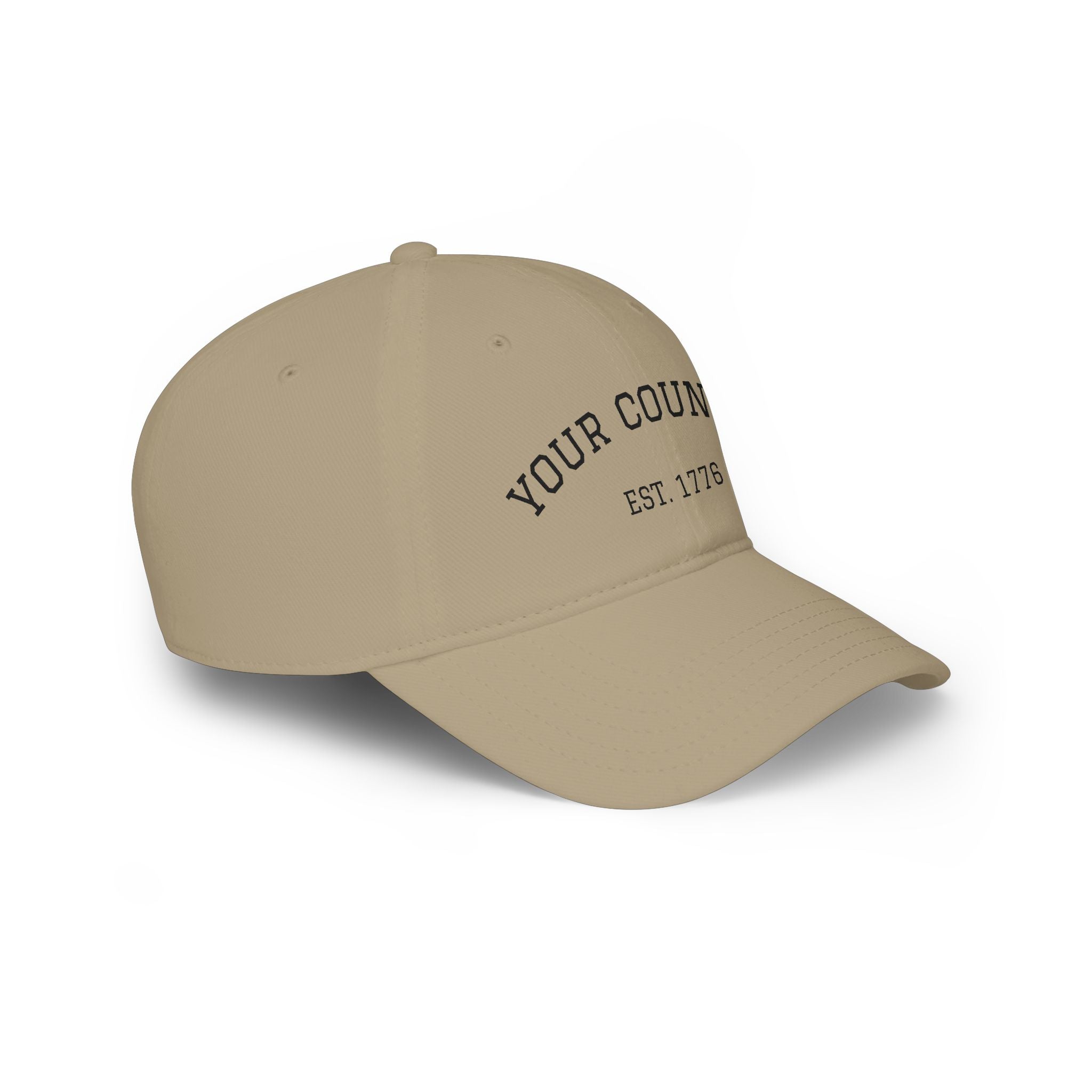 Custom Country Soccer Cap Personalized Football Fan Low Profile Hat