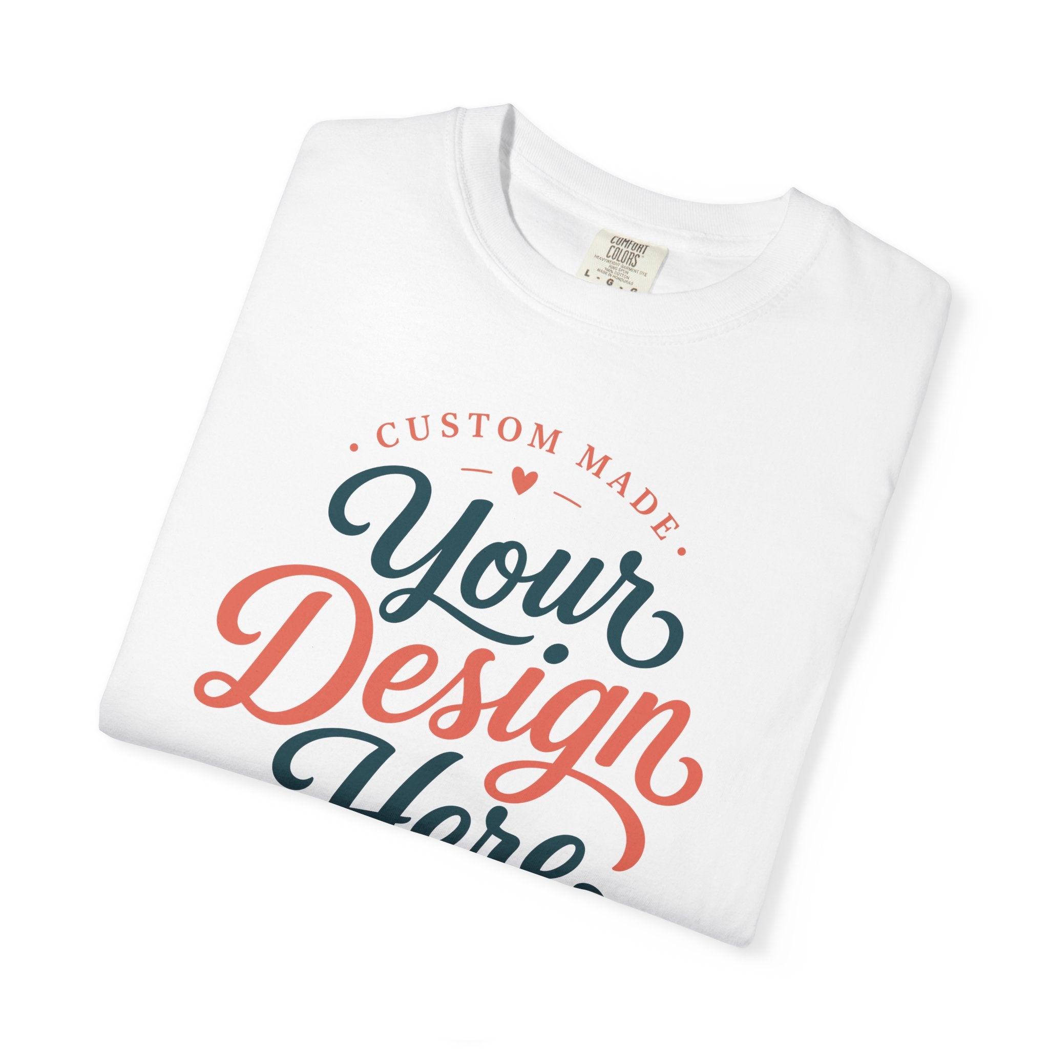 Custom Graphic T‑Shirt — "Your Design Here" Personalized Tee