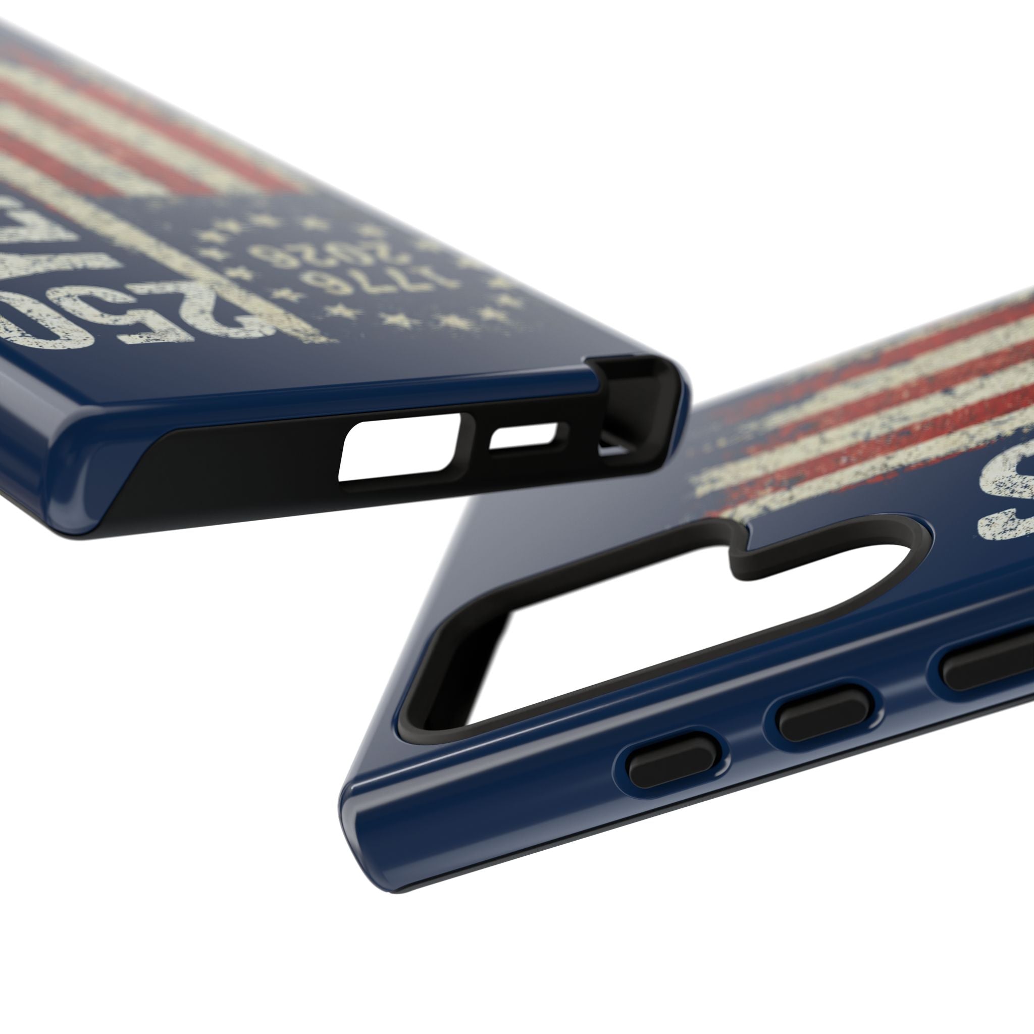 Patriotic 250th Anniversary Phone Case – 1776–2026 Distressed American Flag