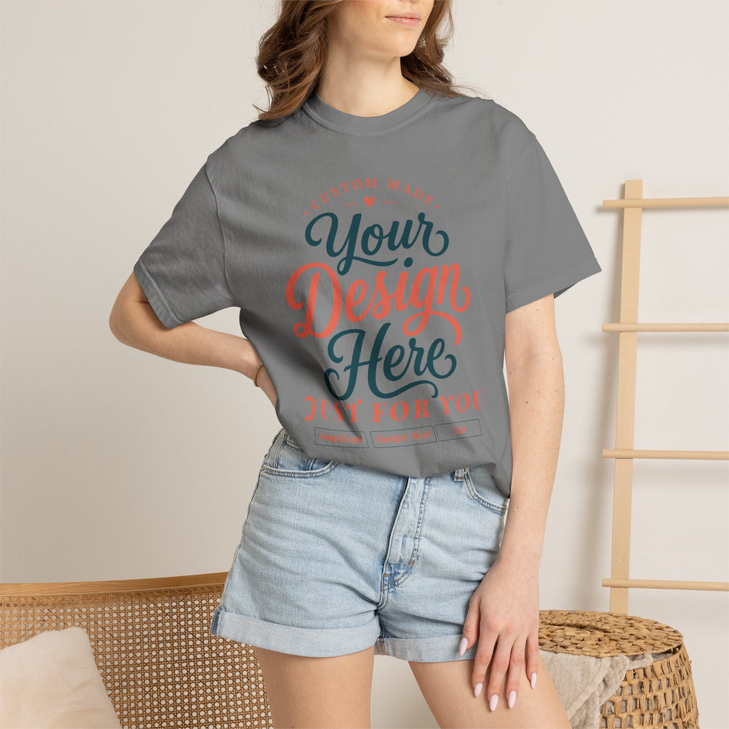 Custom Graphic T‑Shirt — "Your Design Here" Personalized Tee