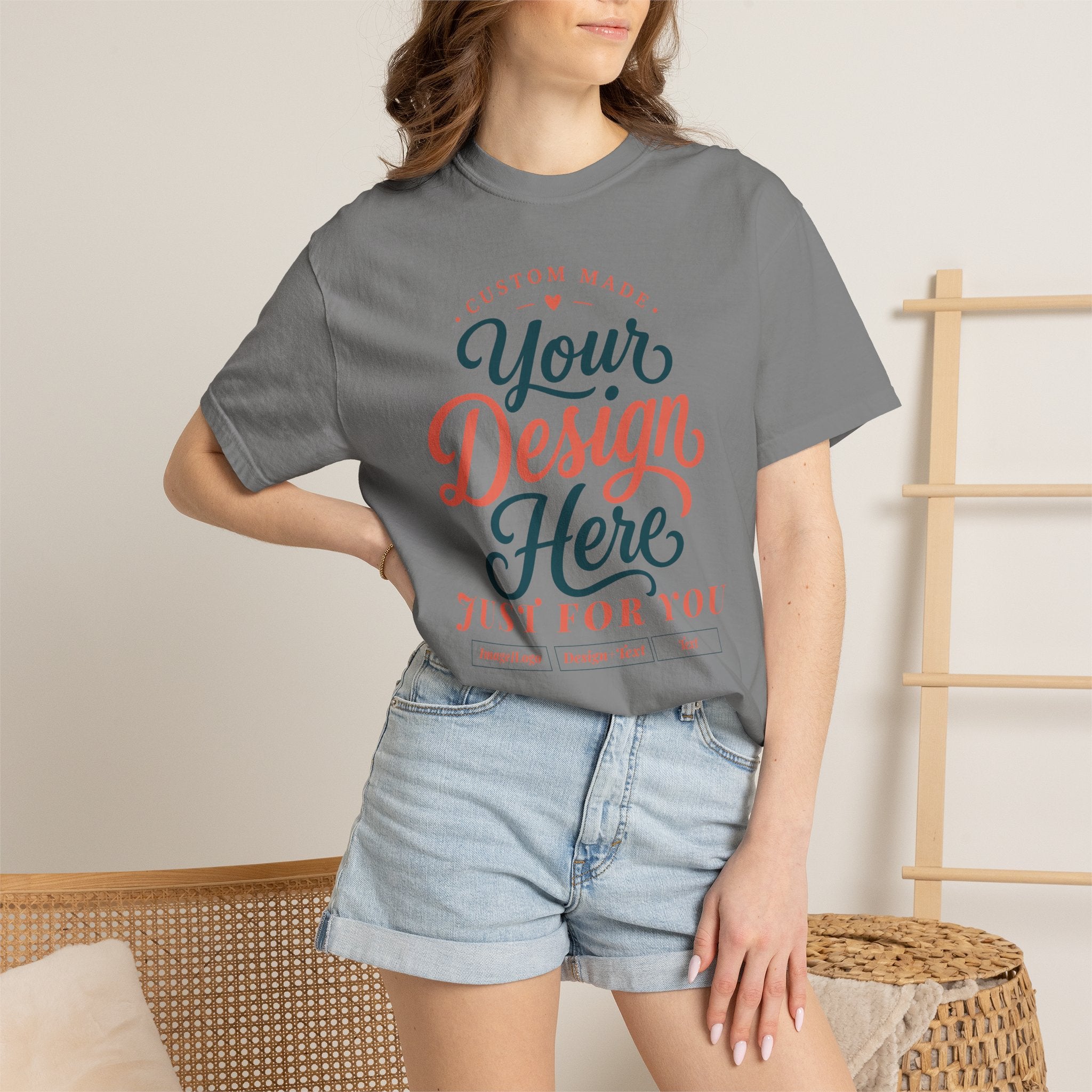 Custom Graphic T‑Shirt — "Your Design Here" Personalized Tee