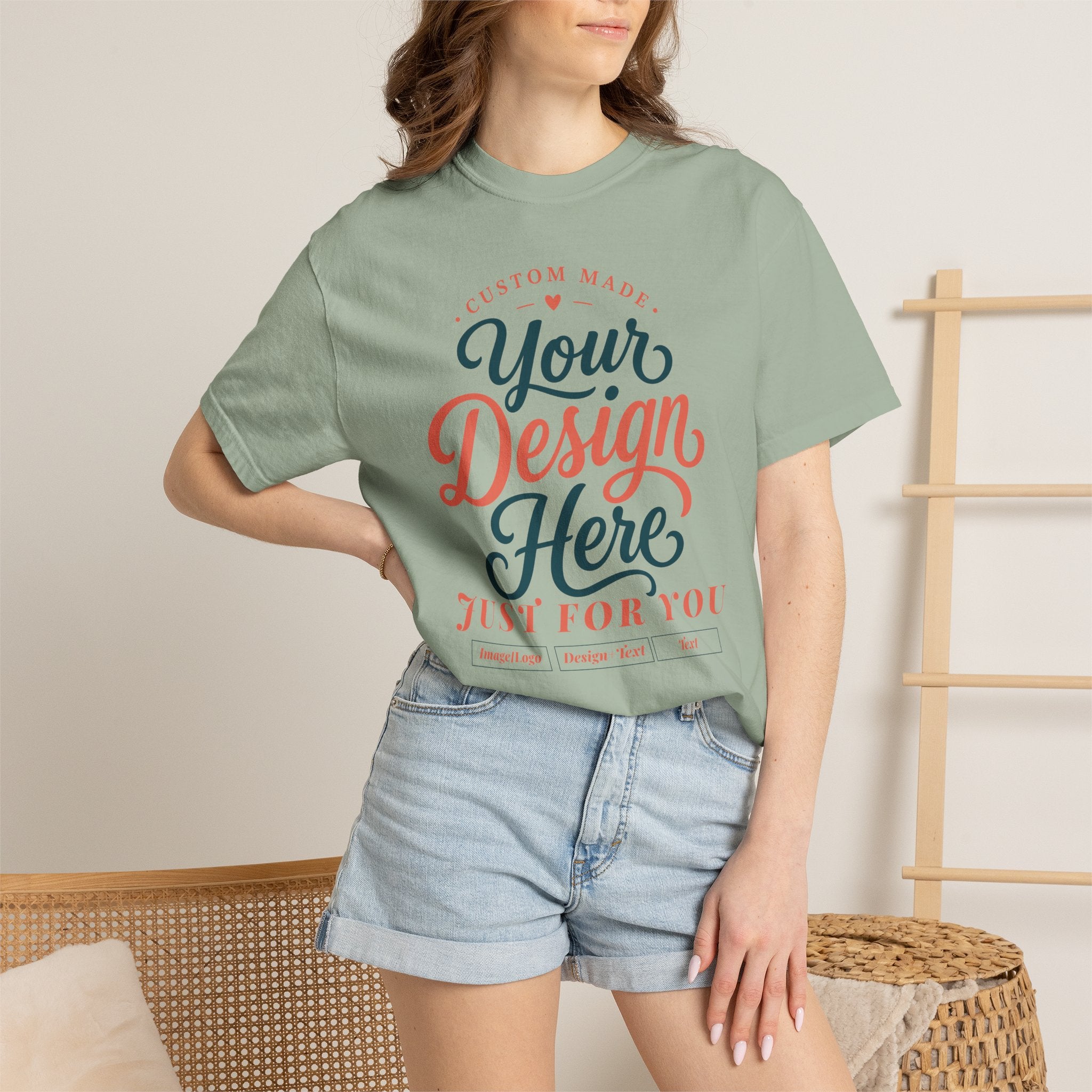 Custom Graphic T‑Shirt — "Your Design Here" Personalized Tee