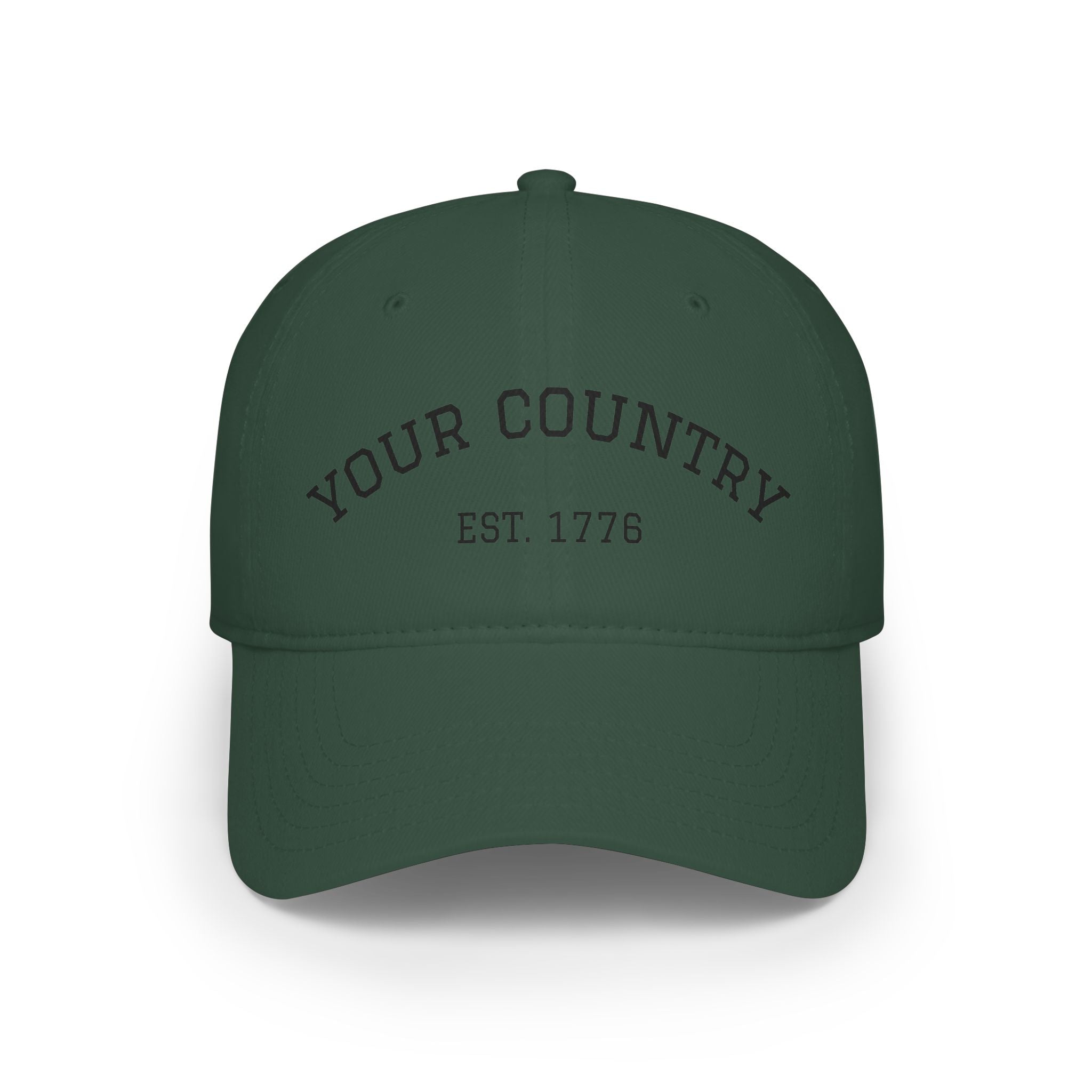Custom Country Soccer Cap Personalized Football Fan Low Profile Hat